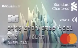 standard chartered credit card cardface
